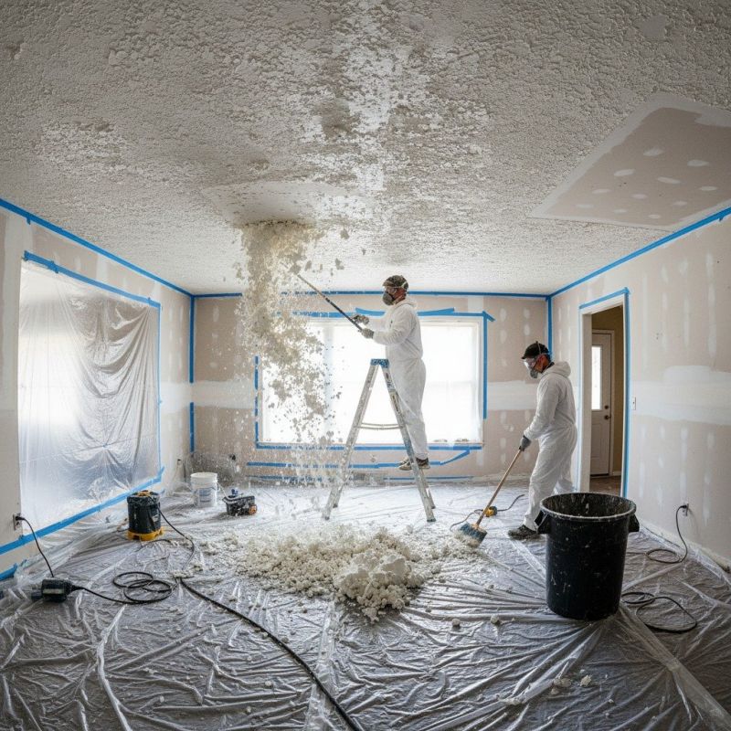 Popcorn Ceiling Removal